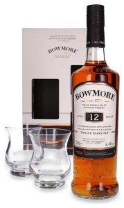 BOWMORE 12YO 40% 0,7 + 2 SZKLANKI