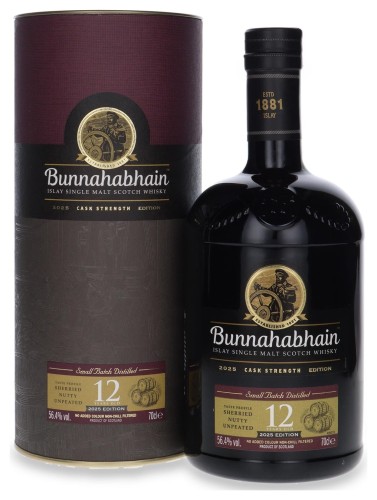Bunnahabhain 12YO Cask Strength 2025 56,4% 0,7