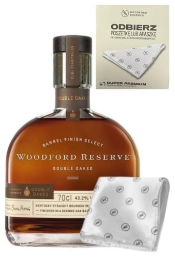 Woodford Double Oak 43,2% 0,7 + Poszetka