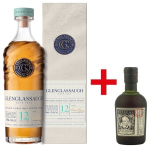 GLENGLASSAUGH 12YO 45% 0,7 + Botucal Reserva Exclusiva 0,05