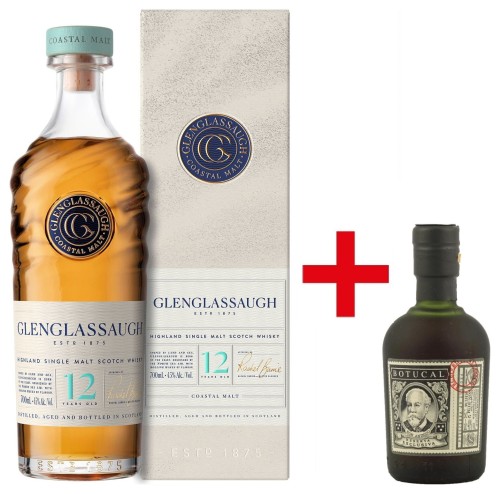 GLENGLASSAUGH 12YO 45% 0,7 + Botucal Reserva Exclusiva 0,05