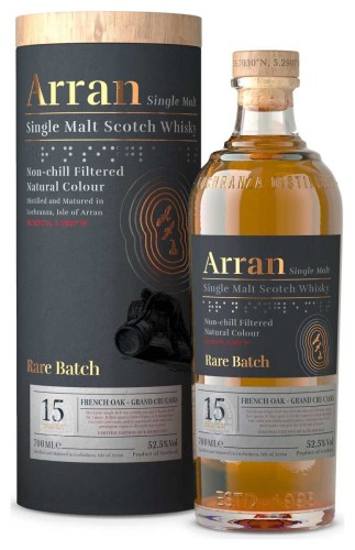 Arran 15YO Rare Batch French Oak Grand Cru 52,5% 0,7