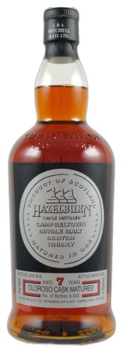 HAZELBURN 7YO OLOROSO CASK MATURED 47,9% 0,7