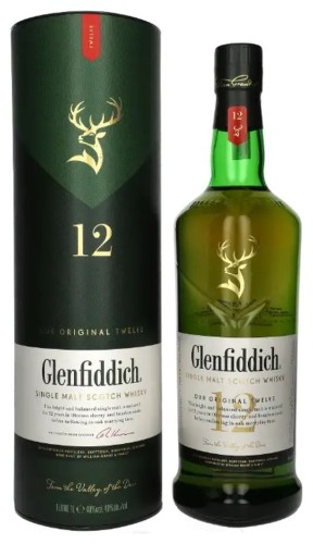 Glenfiddich 12YO 40% 1L