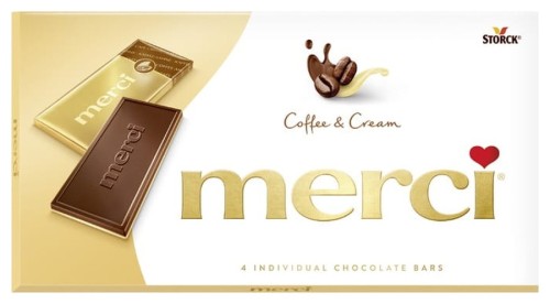 CZEKOLADA MERCI KAWOWO SMIETANKOWA 100G