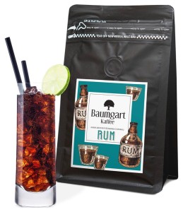 Baumgart Kawa o Smaku Rumu Mielona 200g