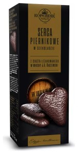 Kopernik Serca Piernikowe w Czekoladzie z Ciasta Leżakującego w Whisky J.A. Baczewski 128g
