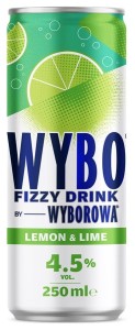 Wyborowa Wybo Fizzy Vibes Lemon&Lime 4,5% 0,25