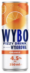 Wyborowa Wybo Fizzy Vibes Orange 4,5% 0,25