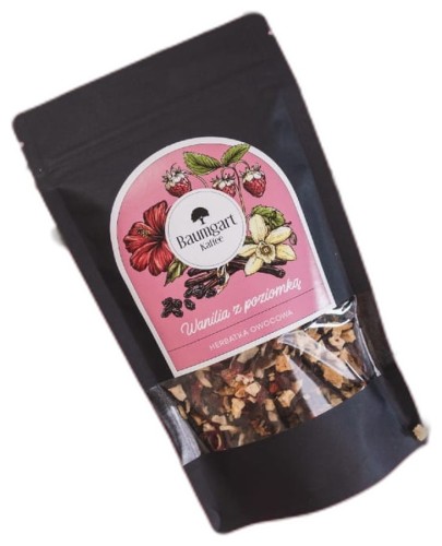 Baumgart Herbata Wanilia z Poziomką 80g