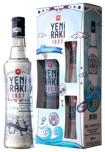 Yeni Raki 45% 0,7 + 2 szklanki