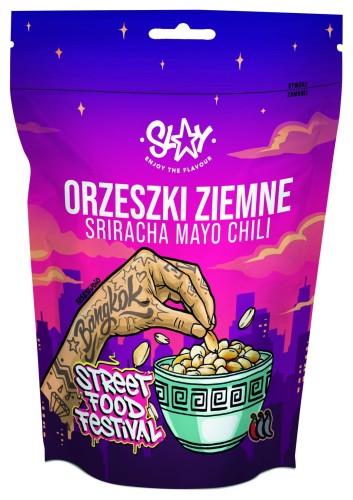 Slay Orzeszki Ziemne&amp;Mayo Sweet Chili 125g