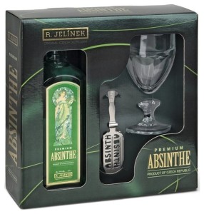 ABSYNT JELINEK ABSINTHE 70% 0,7 + ŁYŻECZKA I KIELISZEK