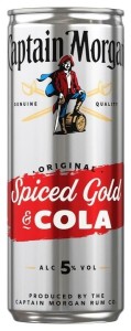 CAPTAIN MORGAN & COLA 5% 0,25 pusz. kaucja