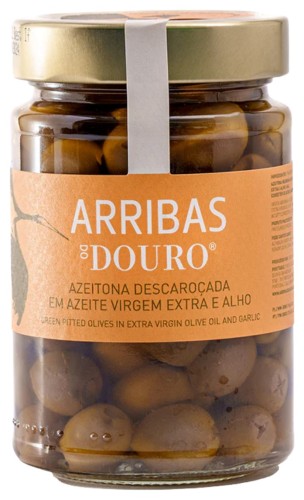Arribas Do Douro Oliwki Bez Pestek z Czosnkiem 300g