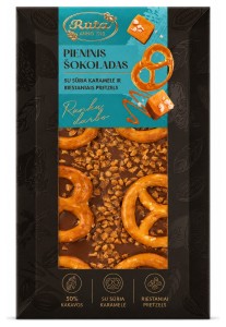 Ruta Czekolada Mleczna z Solonym Karmelem i Precelkami 100g