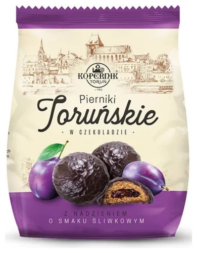 Kopernik Pierniki Toruńskie w Czekoladzie z Nadzieniem Śliwkowym 150 g