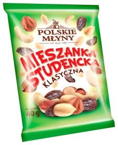 POLSKIE MŁYNY MIESZANKA STUDENCKA KLASYCZNA 40G