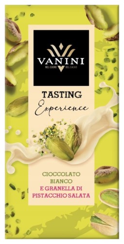VANINI BIAŁA CZEKOLADA Z PISTACJAMI 75G