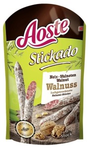 AOSTE PAŁECZKI SALAMI Z ORZECHAMI WŁOSKIMI 70G