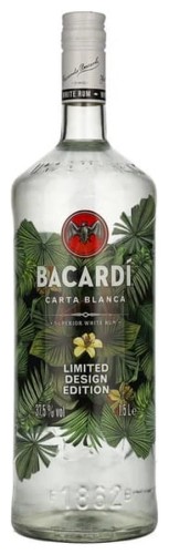 Bacardi Carta Blanca 37,5% 1,5L