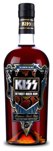 KISS Detroit Rock Premium Dark Rum 45% 0,7