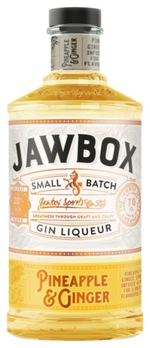 Jawbox Pineapple&amp;Ginger Gin Liquer 20% 0,7