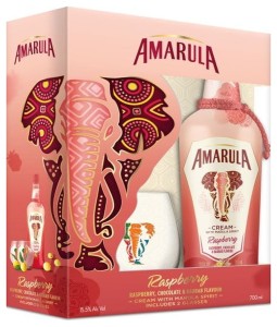Amarula Raspberry 15,5% 0,7 + 2 szkl