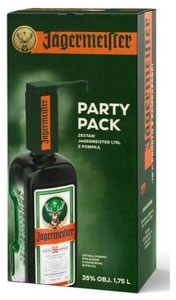 Jagermeister 35% 1,75L + Pompka
