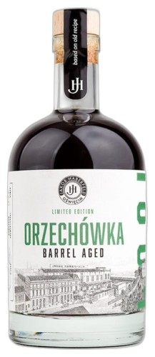 Jakob Haberfeld Limited BA Orzechówka 36% 0,5 + Drewniana Skrzynka