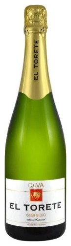 Cava El Torete Semi Seco 0,75 białe półwytrawne