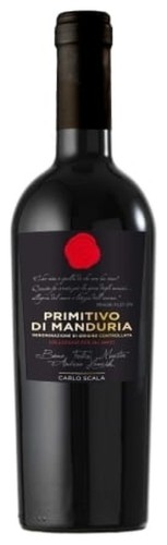 Carlo Scala Primitivo Di Manduria 0,75 czerwone wytrawne