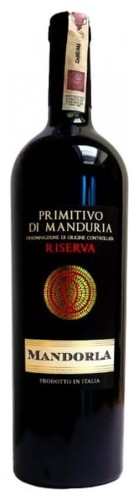 Mandorla Primitivo Di Manduria 14,5% 0,75 czerwone wytrawne!