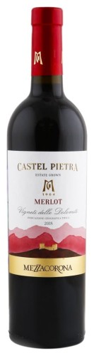 Castel Pietra Merlot 0,75 czerwone wytrawne