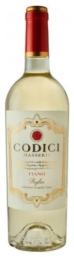 Codici Fiano Puglia 12,5% 0,75 białe wytrawne