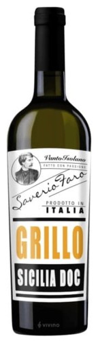 Saverio Faro Grillo 12,5% 0,75 białe wytrawne