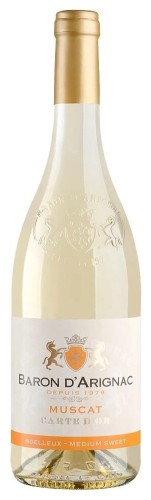 Baron D'Arignac Muscat 11,5% 0,75 białe półsłodkie