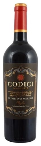 Codici Primitivo Merlot 13,5% 0,75 czerwone wytrawne