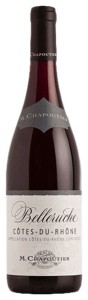 Chapoutier Belleruche Rouge Cotes Du Rhone 14,5% C/W