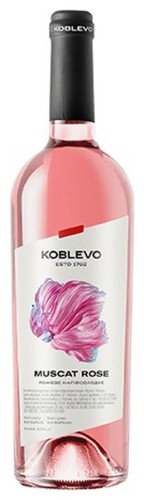 Koblevo Muscat Rose 11,5% 0,75 różowe półsłodkie