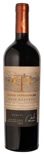 Casas Patronales Gran Reserva Merlot 14,5% 0,75 czerwone wytrawne