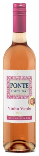 PONTE PORTUGAL VINHO VERDE ROSE 10% 0,75 różowe półwytrawne
