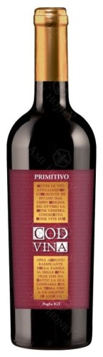 COD VINA PRIMITIVO IGT PUGLIA 13% 0,75 czerwone wytrawne