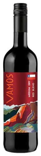 VAMOS CHILE 12,5% 0,75 czerwone półwytrawne