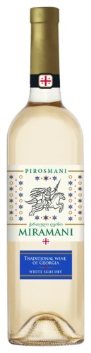 Miramani Pirosmani 11% 0,75 białe półwytrawne