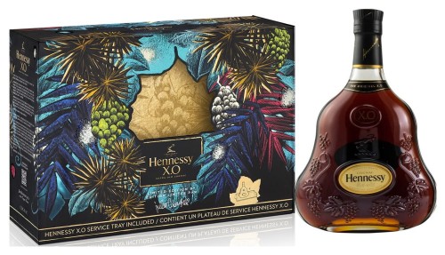 HENNESSY XO HOLIDAYS 40% 0,7 + SERVICE TRAY
