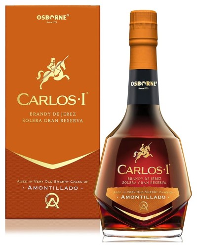 Carlos I Brandy De Jerez Solera Gran Reserva Amontillado 40% 0,7