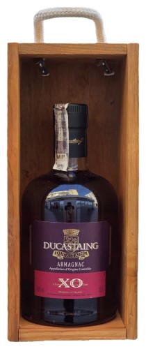Armagnac Ducastaing XO 40% 0,7 + Drewniana Skrzynka