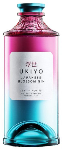 Ukiyo Blossom Japanese Gin 40% 0,7