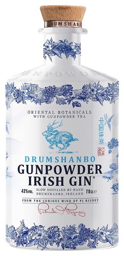 Drumshanbo Gunpowder Irish Gin Ceramic Bottle 43% 0,7